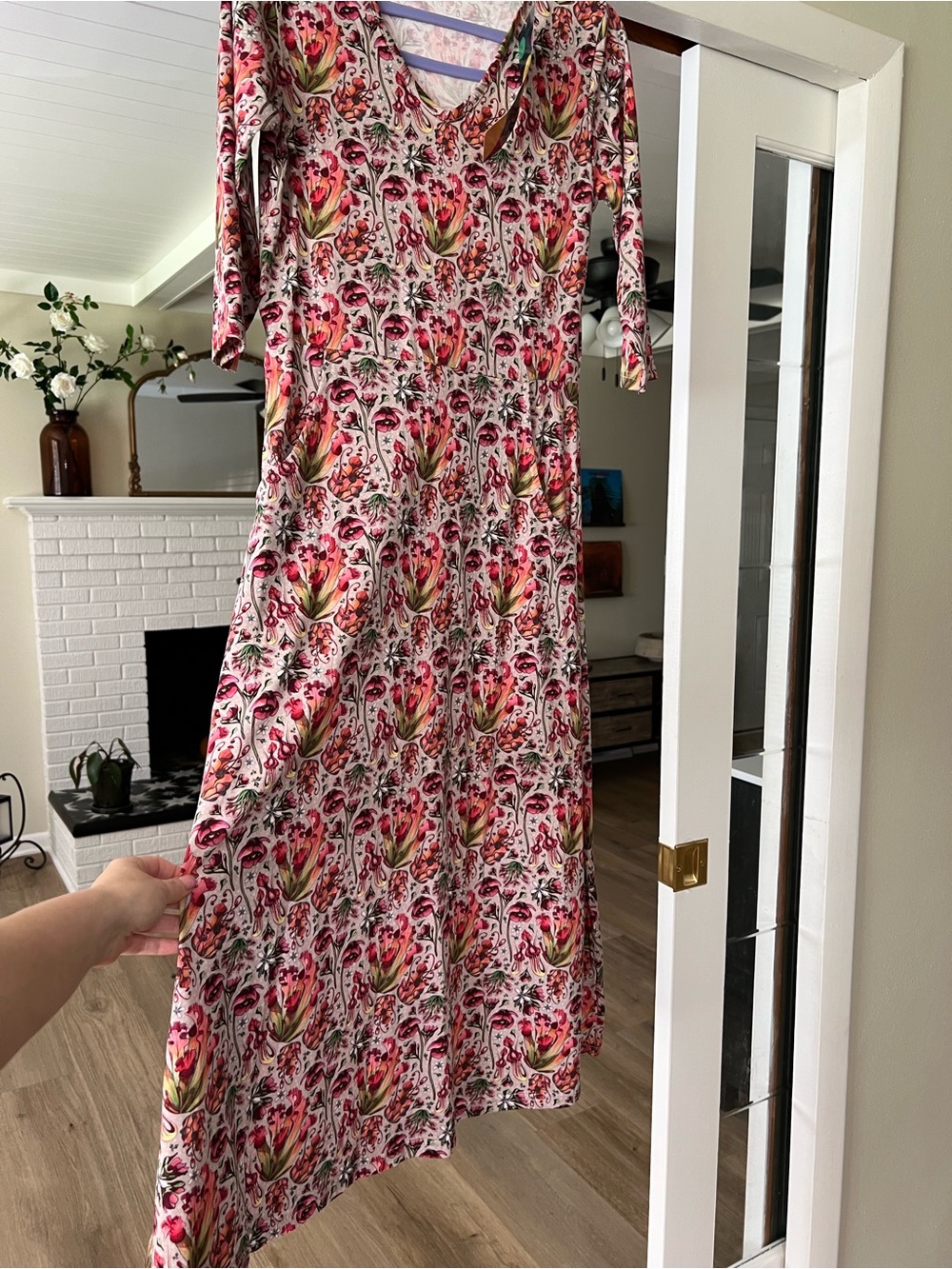Svaha USA Carnivorous Plants Twirl Dress with Pockets organic cotton dress small - Picture 3 of 8